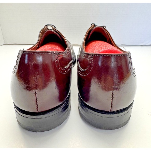 Bostonian Mens 9.5 C/A Made In The USA Leather Wingtip Oxfords Oxblood Color‎ main image 9